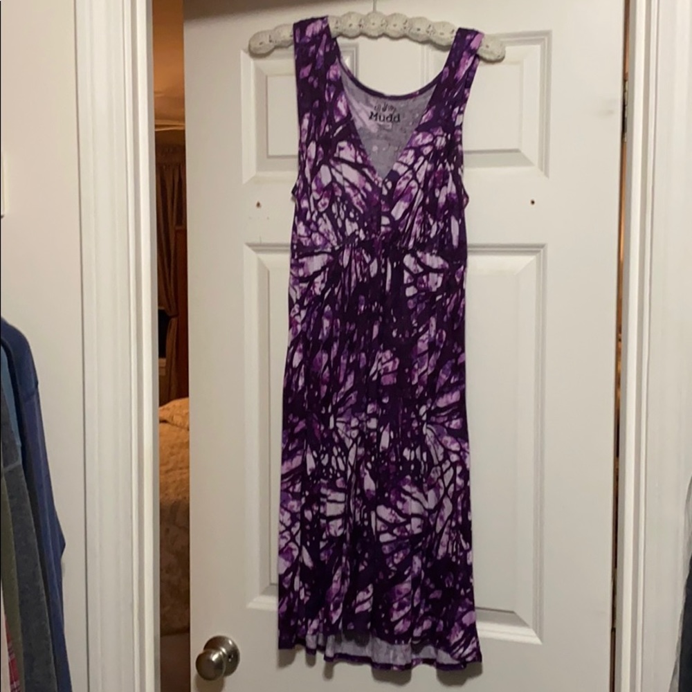 Chic, little sundress. Purple